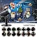 Christmas Light Projector, 14 Moving Pattern Snowflake Star Holiday Shower Projector Outdoor Waterproof Party Slides Show Projection Lighting for Xmas Halloween Birthday Wedding Party Landscape Decor