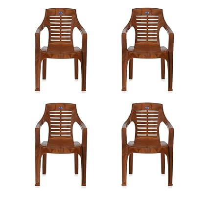 Nilkamal Set of 4 Chairs (Pear Wood)