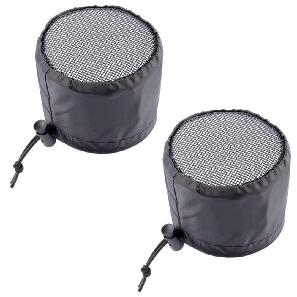 SEIWEI 20.3cm/8in, Grow Tent Vent Cover Dust Filter, Elastic Band, Fixed Buckle, Fan Exhaust Screen for Plant Grow Tent Accessories