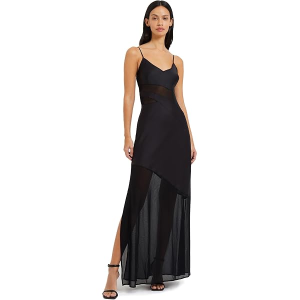 Amazon.com: French Connection Women's Alizee Mesh Night Out Maxi Dress :  Clothing, Shoes & Jewelry