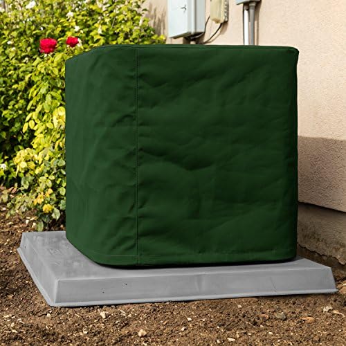 Outdoor Air Conditioner Cover 30"x30"x30" - Ultimate Sunbrella Canvas - Forest Green - Made in the USA - 10-year Warranty