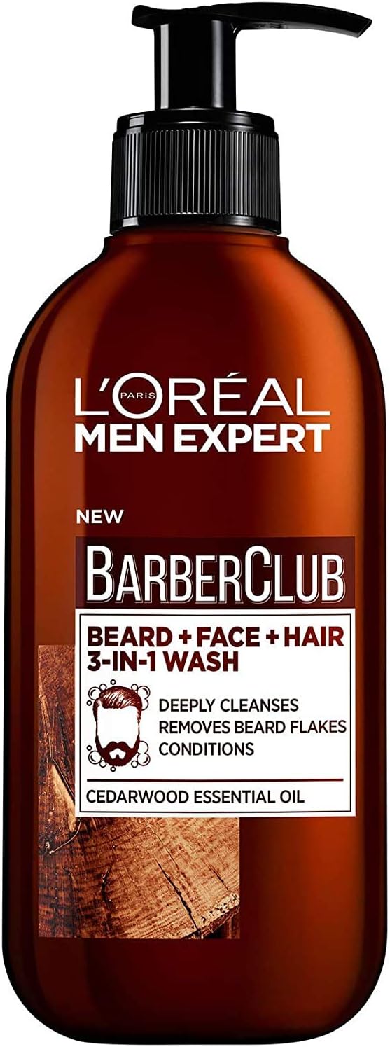 L'Oreal Men Expert Gift Set for Men, Barber's Essentials Beard Grooming Kit: Beard Oil and Beard Wash - Image 5