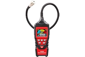 INTENDVISION Gas Leak Detector Sniffer Portable Combustible Gas Detector Handheld Gas Analyzer Flammable Natural Gas Acetone Propane Benzene Ethanol Gasoline Methane Tester 9999 PPM 20% LEL with LCD Color Display