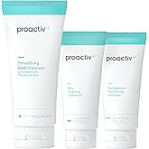 Proactiv+ 3 Step Advanced Skincare Acne Treatment – Salicylic Acid Face Wash, Benzoyl Peroxide Pore Minimizing Treatment, and Salicylic Acid Hydrating Moisturizer - 90 Day Complete Acne Skin Care Kit