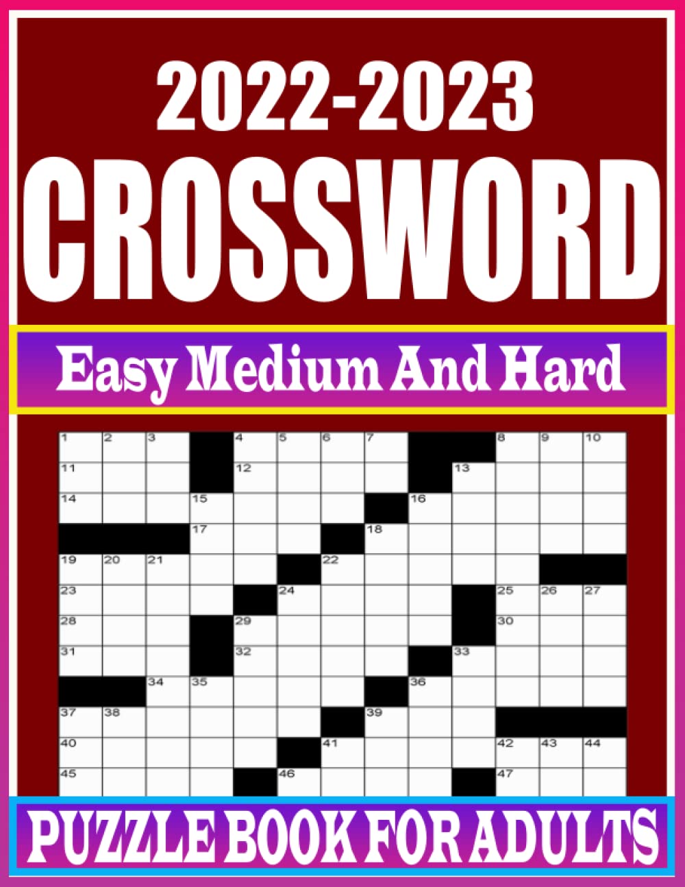 2022-2023 easy medium and hard crossword puzzle book for adults: easy medium  and hard crossword puzzles book for adults, seniors, men and women with  solution: smith, louis k.: 9798351794495: amazon.com: books
