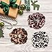 Ondder 6 Pack Women's Leopard Scrunchies Animal Print Chiffon Scrunchy Hair Bow Chiffon Ponytail Holder Elastic Bobbles Hair Ties Bands Scrunchie