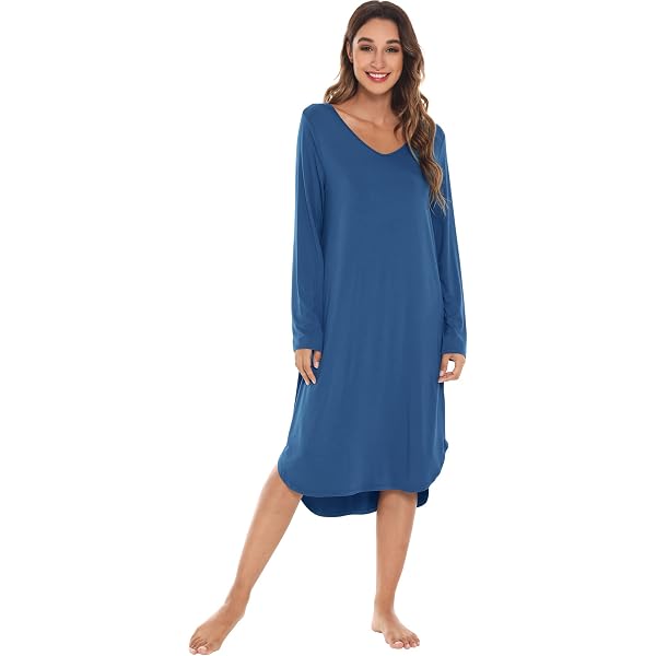 WiWi Women's Sleeveless Bamboo Nightgown - Racerback, Full Length, Plus Size Viscose Sleepshirt, Iron Grey - View #4