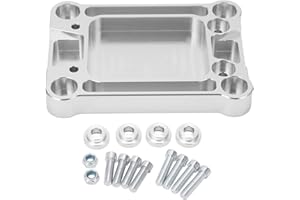 ZALIMUN Billet Shifter Box Base Plate Compatible with Honda Civic Integra W/ K20 K24 K-Series Swap Aluminum