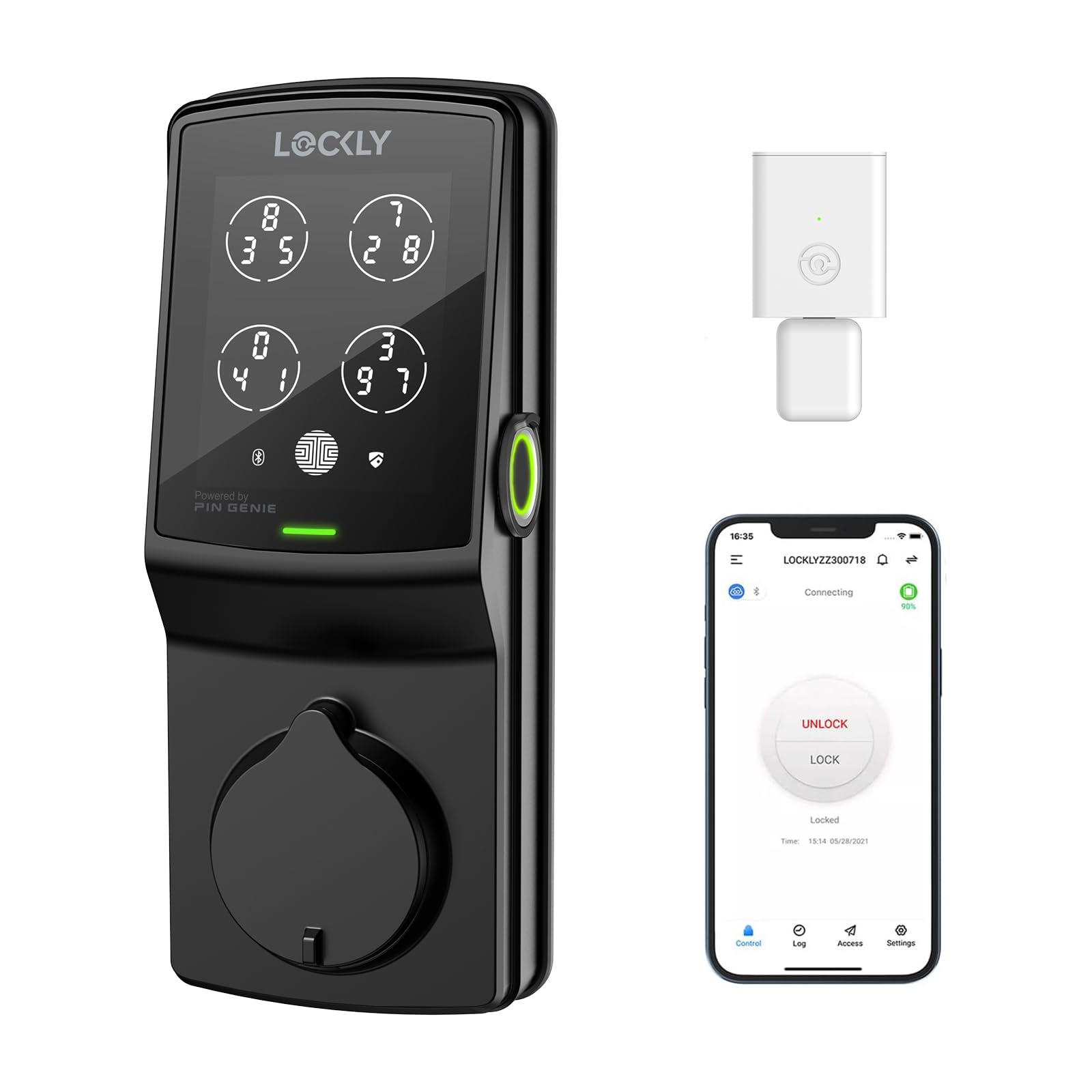 Lockly Secure Pro Wi-Fi Smart Door Lock, Keyless