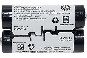 Fanhua Replacment Battery for Garmin GPSMAP 64s/Oregon 600 Series GPS 2000mAh 2.4V Rechargeable NiMH Battery