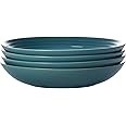 Le Creuset Stoneware Set of 4 Pasta Bowls, 9.75" each, Caribbean