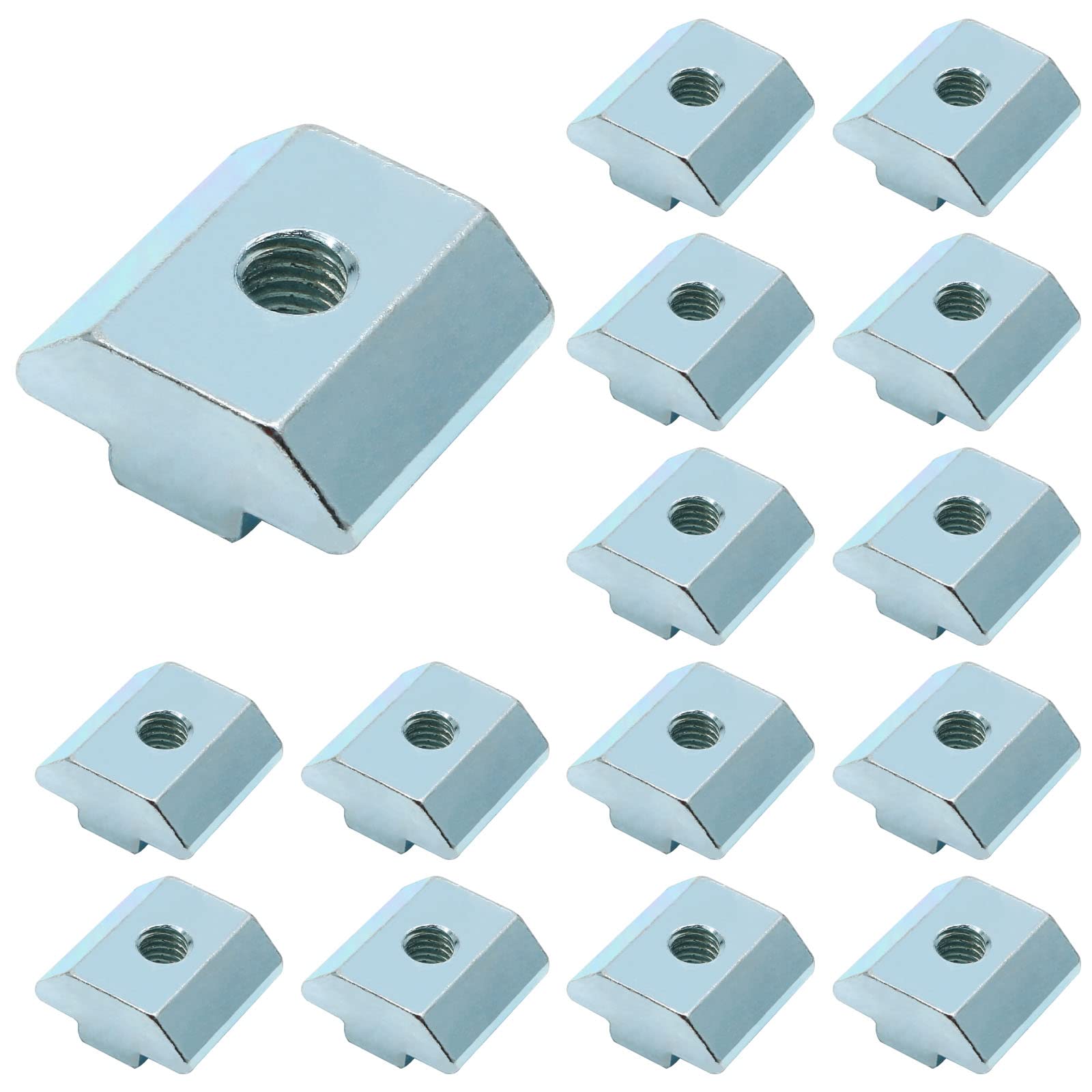 Photo 1 of PHITUODA 20pcs 4040 Series M6 T Nuts, Tee Sliding Slot Nuts Hammer Head Fastener Nut