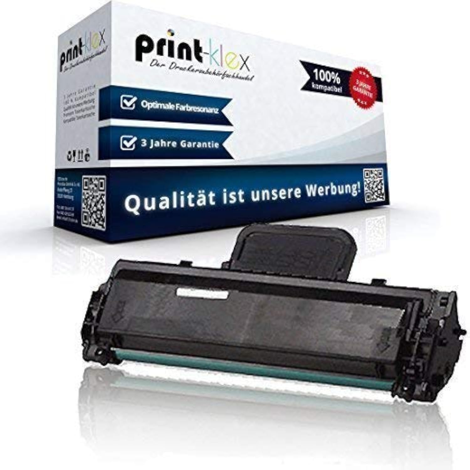 Print-Klex Compatible XXL Yield Toner Cartridge for Samsung ML-1660 ML-1660K ML-1660N ML-1661K ML-1665 ML-1665K ML-1666 ML-1670 ML-1672 MLTD1042S MLT-D1042S MLT104 Black Black XXL