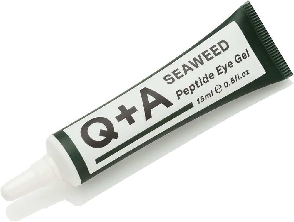 Q+A Seaweed Peptide Eye Gel 15ml Under Eye Brightener Hydration