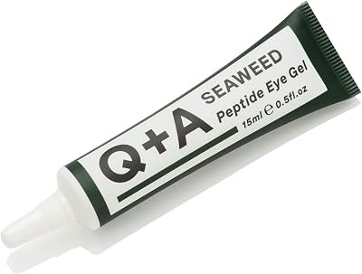 Q+A Seaweed Peptide Eye Gel 15ml Under Eye Brightener Hydration