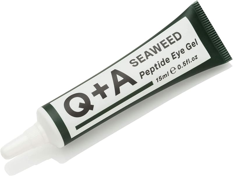 Q+A Seaweed Peptide Eye Gel 15ml Under Eye Brightener Hydration