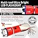 Xtreme Bright Emergency Automotive Escape Tool-Seatbelt Cutter, Glass Hammer, Ice Pick, Saw, Knife, Ultra Bright LED Flash Light with Emergency Beacon and More-Great Camping and Hunting Multi-Tool Accessory