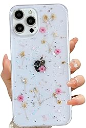 LSEEKA for iPhone 12 Pro Max Clear Case with