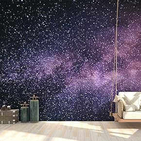 Wall Mural Starry Sky Removable Self-Adhesive Large Wallpaper - 66x96 inches