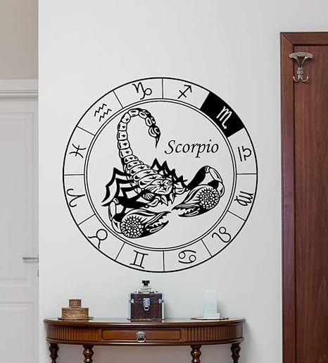 haotong11 Escorpio Tatuajes de Pared Astrología Horóscopo Escorpio