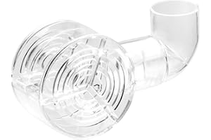 Aquario Neo Reliever - Freshwater Planted Aquarium Flow Controller for/fits Neo Flow Lily Pipes, Rimless Tank Water Flow Accessory - Medium, 13mm ID for/fits 1/2"(12/16mm) Tubing