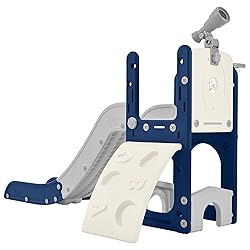 Virubi 5 in 1 Toddler Slide Playset, Climbing Toys