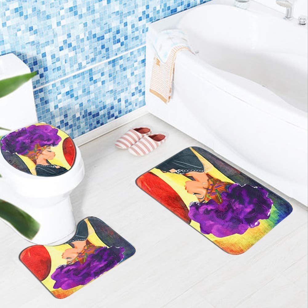 Wifehelper Cortina de baño y Ducha Antideslizante a Prueba de Agua