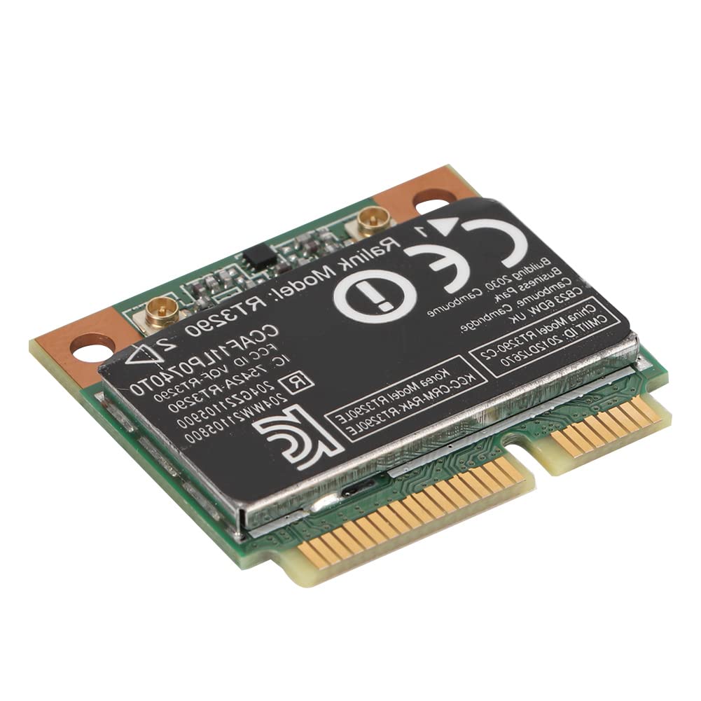 Wi-Fi Card, RT3290 Wireless Network Card 150Mbps Mini PCI-E Card 802.11N 2.4G PCIe WiFi Card for HP/for Computers, Compatible with 3.0 Connection