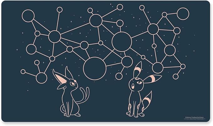 Amazon 海外限定 ポケモンカードゲーム プレイマット エーフィ ブラッキー 夜空の星座 Espeon Umbreon Starry Constellations 並行輸入品 トレカ 通販