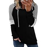 onlypuff Women's Pullover Hoodies Teen Girls Trendy Fall Fashion Tops Hooded Sweatshirts