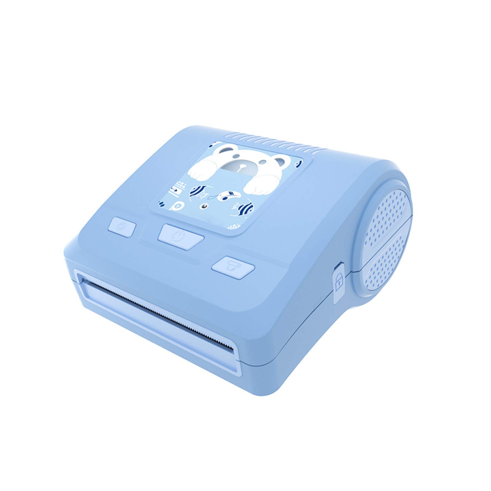 203dpi Thermal Label Printer Inkless Pocket Printer Bluetooth Connection for Work, Study, Organizati