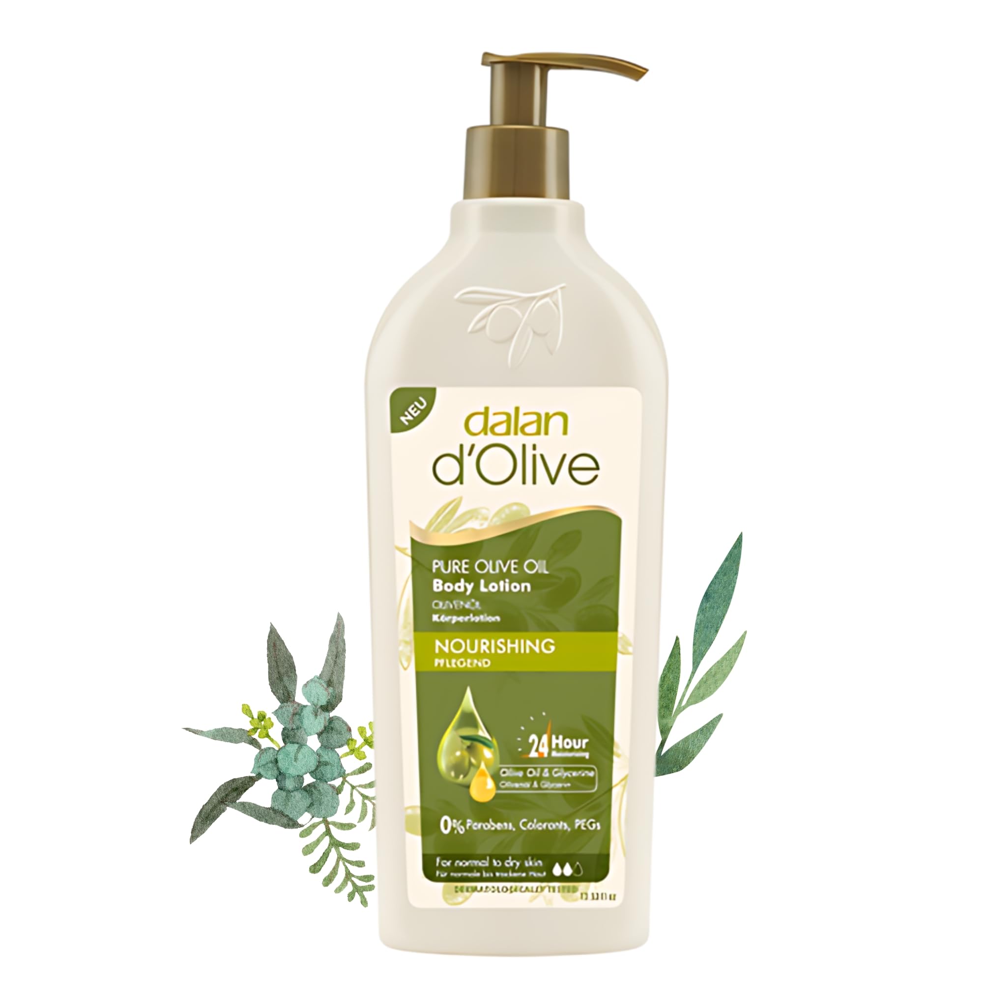 DALAN D'OLIVE Pure Oil Body Lotion, 400 ml