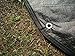 The Waterproof Portable Black Footprint Mat Tarp for Dream House Bell Tent (PE Footprint Mat, Diameter 5M/16.4ft)