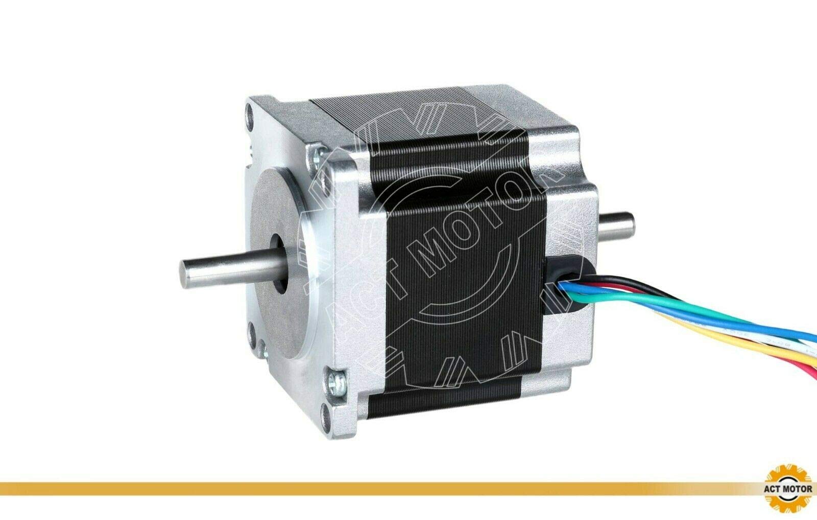 DE 1PC 23HS6620B Nema23 Stepper Motor 56 mm 180 oz-in Round Dual Shaft 2.0 A 1.8° Unipolar CNC OEM ACT MOTOR GmbH