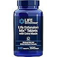 Life Extension Mix™ Tablets with Extra Niacin, high Potency, Advanced Vitamin, Mineral, Fruit & Vegetable Formula, Plus Extra B3, for Whole-Body Health, Healthy Aging, Gluten-Free, 240 Tablets