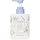 Thymes Large Replenishing Body Lotion - Moisturizing Body Lotion for Dry Skin - Scented with Notes of Velvety Lavender, Warm Rosewood, Fresh Clary Sage, & Earthy Violet (Lavender, 16 fl oz)