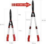 Flora Guard Telescopic Hedge Shear 67-88cm Aluminum Handle Lightweight 1kg view 9