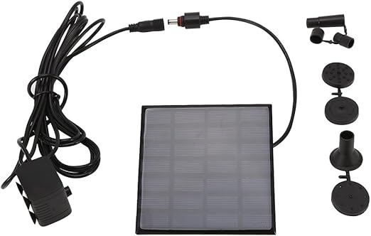 Zerodis Solar Springbrunnen Solarbetriebene Teichpumpe Wasser Brunnenpumpe Set Garten Pump Fur Gartenteich Springbrunnen Vogelbad Amazon De Kuche Haushalt