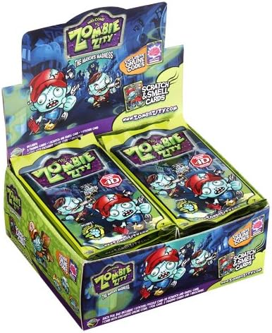 Zombie Zity - Paquetes de cromos (Caja de 24 Unidades): Amazon.es: Juguetes y juegos