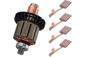 Carbon Brush Motor Armature Set 619380-9 619583-5 With 194427-5 CB-440 For DDF482 DHP482 DHP482RAE DHP482Z Drill Parts 5 Piec