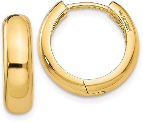 Amazon.com: 14k Gold Huggie Earrings (0 