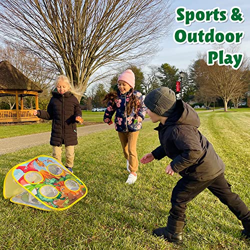 RaboSky Bean Bag Toss Games for Toddlers 135 Birthday Party, Dinosaur