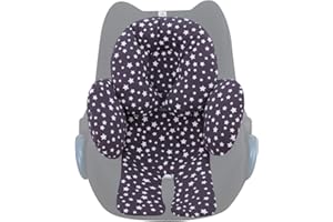 JYOKO Kids Reducer Cushion Infant Head & Baby Body Support Antiallergic 100% Cotton (Head and Body Support, Winter Sky) 2 Parts