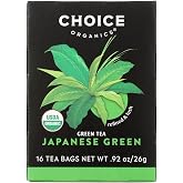 Choice Teas Organic Teas Premium Japanese Green 16 tea bags