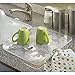 InterDesign Pebblz Kitchen Dish Drain Board for Pots, Pans, Glasses, Bowls - Large, Clear