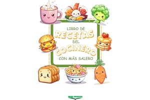 Libro de Recetas de Cocina para Niños: Convierte este Libro de recetas en Blanco en tu Recetario Familiar de Cocina con los Platos Favoritos de los más Jóvenes. (Edición Niños) (Spanish Edition)