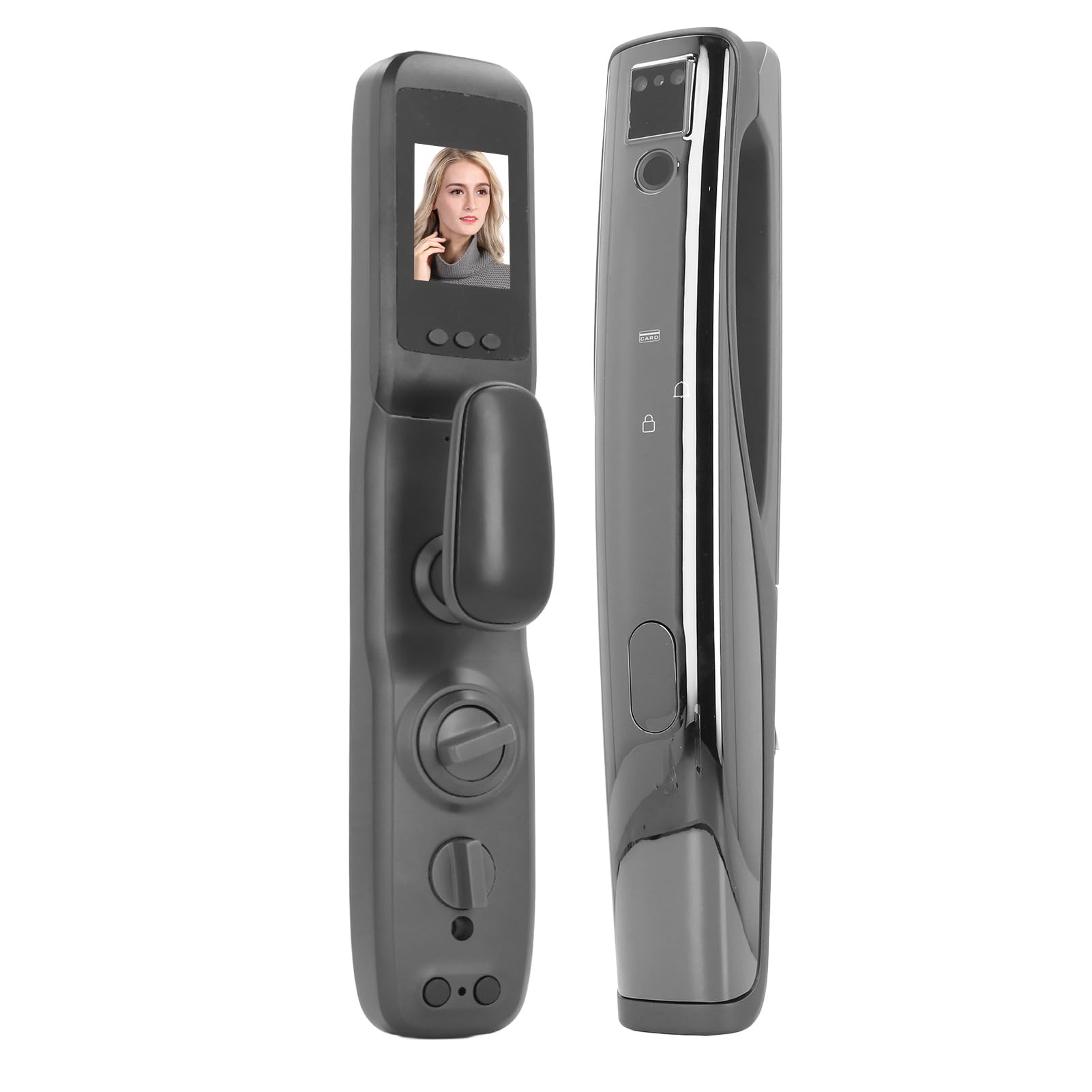 Photo 1 of Keyless Entry Door Lock, Smart Lock with Camera, Smart 3D Face Recognition Door Lock APP Remote Control Fingerprint Digital Keyless Entry Door Lock for Home Security