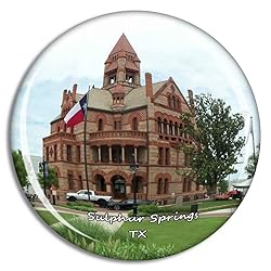 Fridge Magnet Sulphur Springs Thru Walls Texas USA