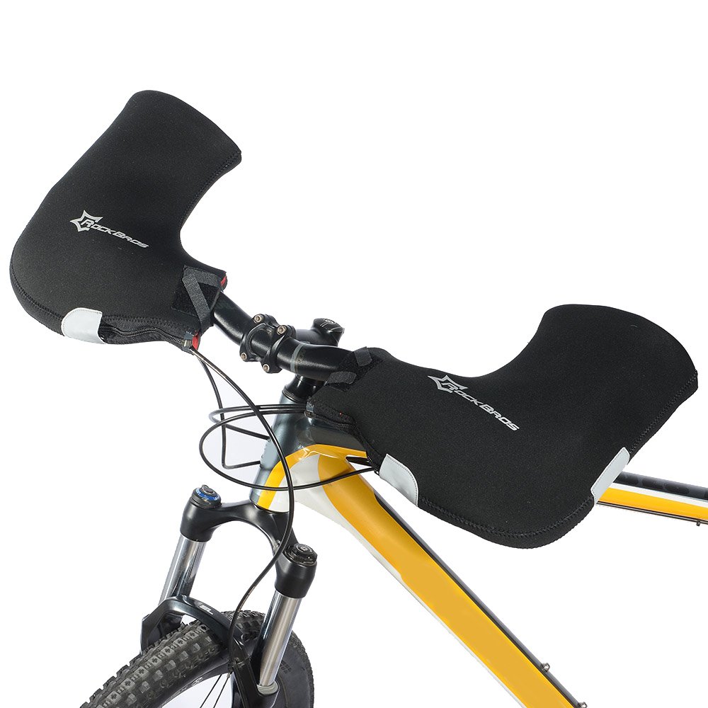 Docooler Rainproof Winter Handlebar Muffs Motorbike MTB Cycling Handlebar Gloves Neoprene Grip Covers Mountain Bicycle Bike Hands Warmer Hand Covers