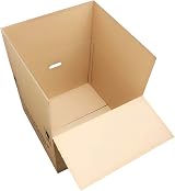 Pluto Packaging 5 x Extra Large Cardboard Boxes 115L with Handles 53x53x41cm view 4